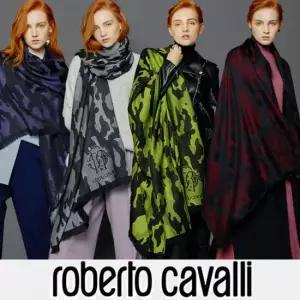로베르토 카발리 카모플라쥬 빅 숄 SA71WOV0660