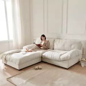 [무료배송] 이노센트 하늘 N1 구스 패브릭 모듈 3.5인 소파＋스툴 i104100