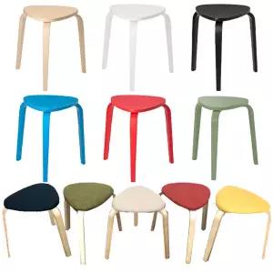 이케아 KYRRE 쉬레 스툴 원목의자 보조의자 화장대의자 협탁 화분선반