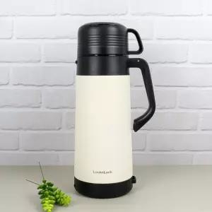 락앤락 이지 대용량 보온병 1.8L 아이보리 + 원형도시락밥통