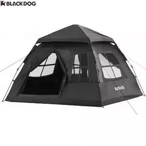 블랙독 사각 원터치 자동텐트 4인용 블랙