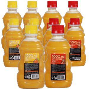 빙그레 제주 삼다향 100% 착즙 감귤주스 320ml 혼합10입 (한라봉5입+천혜향5입)