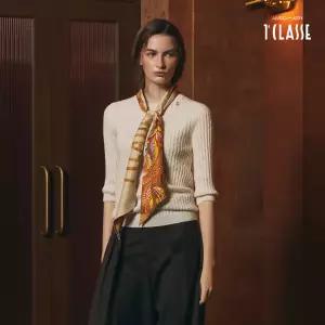 [최종가/런칭가 99000원] 프리마클라쎄 실크 100 페이즐리 스카프 1종