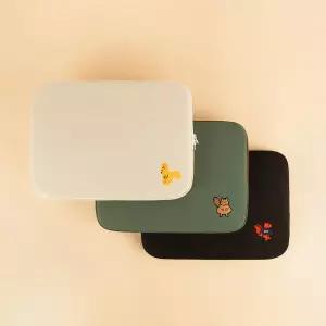 아트박스/올뉴프레임 자수 포켓 노트북파우치 Squirrel 3종 (ipad 11인치)