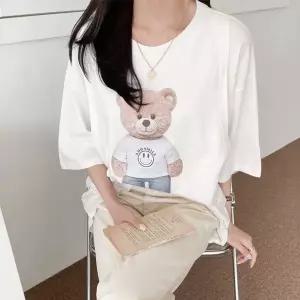[보리보리/보리맘]여름 반팔 테디 수유티 코튼 수유복 숨김 수유구 모유수유옷 ID327