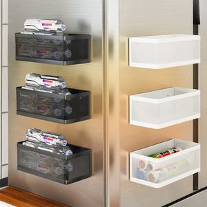 정리더하기 마그네틱 바구니 선반 냉장고 세탁기 현관문 다용도 수납함 정리함