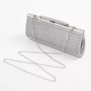 클러치백실버 결혼식 파티가방 l