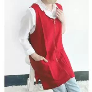 지퍼 앞치마 어린이집 카페 미용 원피스 앞치마 2종 방수앞치마 미용실앞치마 미용앞치마