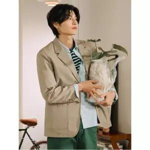 [빈폴멘] 코튼 스트레치 가먼트워싱 재킷  베이지 (BC5111C11A)