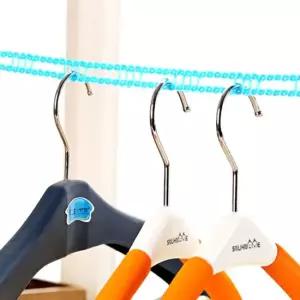 5M 간이 빨랫줄 2단 캠핑 휴대 빨래줄 야외 빨랫줄 캠핑빨래줄 와이어빨래줄