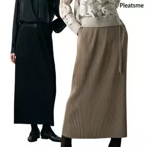 플리츠미 25FW 롱 벨트 스커트 1종