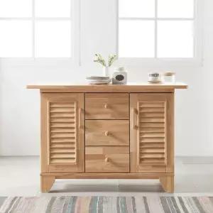 나무뜰 몬테 원목 1200 홈바 아일랜드 식탁 FMF150C (착불)