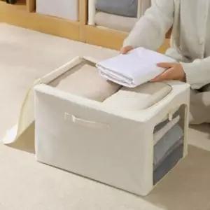 깔끔수납패브릭리빙박스 49L)소품정리함 천리빙박스 패브릭리빙박스 패브릭정리함