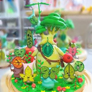 코로그피규어 젤다의전설 야하하 왕눈 장식 10종 블록 요정