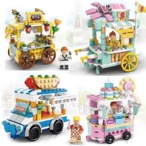 푸드트럭 스토어 교구 어린이 유아 블럭 장난감 조립 (WFK1MHN)