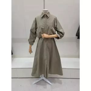 [NS홈쇼핑][이프네]셔츠 덧장 롱 원피스(DP7WOP02)[35496162]