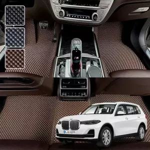 BMW X7 G07 시리즈 전용 3D 엠보싱 차세대 고무매트 1열2열3열 세트 2019년이후) X7 G07 전용