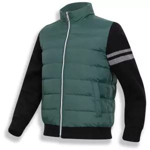 덕다운 패딩 집업 하이넥 배색니트 점퍼 골프 자켓 스포츠