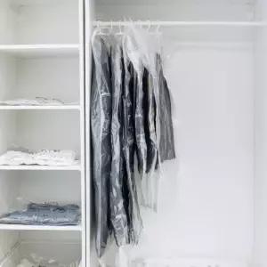 아트박스 가쯔 옷걸이형 압축팩 롱코트 4개입 135X70