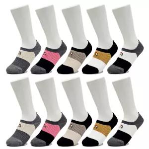 [아놀드파마]아놀드파마 벗겨짐최소화 여성갑종 삼색덧신 10켤레 KL002 면덧신