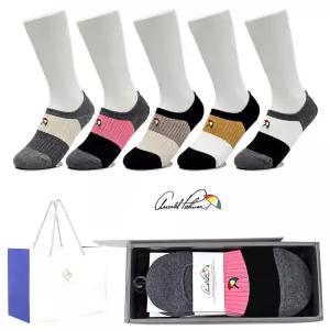 [아놀드파마]아놀드파마 5족 양말선물세트 KL002 여성갑종삼색덧신