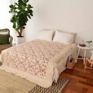 고품질 모마브 가든 워싱스프레드 패드 러그 점보 200 x 230 오크나...