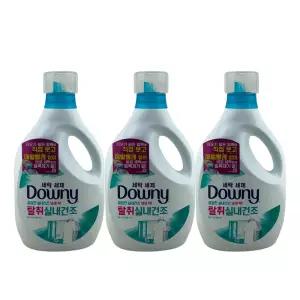 다우니 탈취 실내건조 1.9L 세탁세제 3개