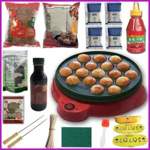 틴다샵 타코야끼기계 타코야끼재료 가정용 만들기