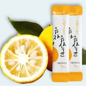 유쎌몰 고흥 두힐 유자 유산균 2G X 30포 4박스 프리바이오틱스유산균