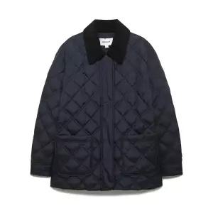 나이스클랍 코듀로이 칼라 퀼팅 다운 점퍼 N254PWDA10