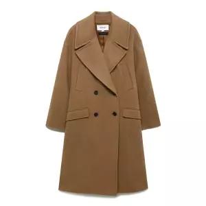 나이스클랍 포켓장식 더블 카라 코트 N254MWCA53