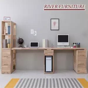 리버퍼니쳐 마쵸 아카시아원목 2인용 풀세트 2000책상