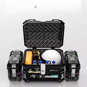 오토바이 탑박스 사이드 사이드백 탑 캐리어 45L 사이드박스