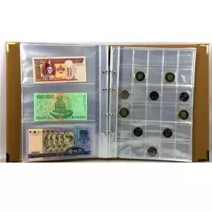 옛날 지폐 화폐앨범 수집 보존 취미 세계주화 동전