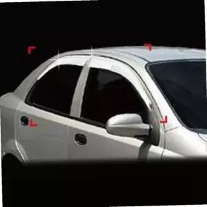 칼로스 크롬 선바이저 빗물받이 자동차 4개