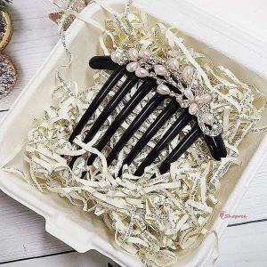 꽃가지모양꽂이머리핀 헤어코사지 은은한lmn649