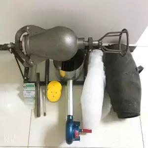 미니 뻥튀기 기계 스테인레스 과자 쌀 곡물 전통 야외 간식 만들기 메이커 미니팝콘기계