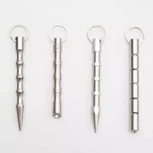 스테인레스 호신용 쿠보탄 열쇠고리 (WFK6DS7)