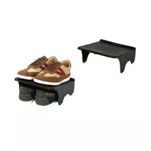 더블 신발정리대 블랙 10P 신발장정리 슈즈랙 운동화 신발장 신발정리 슈즈렉 신발수납장