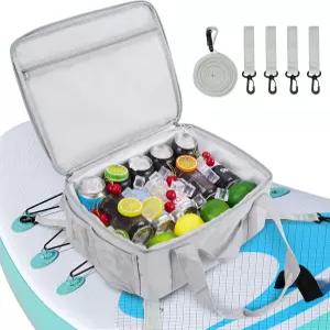 카물랜드 쿨러백 패들보드 악세사리 방수 서포트 데크 작은 쿨백 음료용 물 점심 캠핑 패딩 낚시 스탠드업