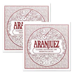 아란후에즈 현 - 스페인 기타 나일론 클래식 쿠에르다스 파라 기타라 사운드 (2팩, 실버 300)