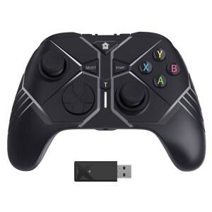 Xbox 컨트롤러용 무선 게임 컨트롤러 2.4GHz, 배터리 홀 효과 인체공학적 디자인 블랙, One Series X|S PC Windows IOS Android