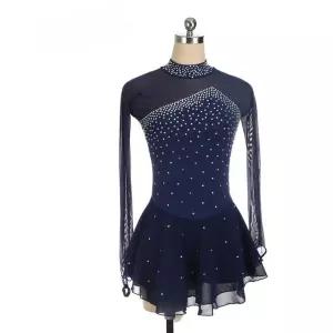 피겨복 발레 스케이팅 대회복 피겨 아이스 무용복 드레스
