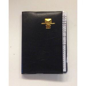 [미국배송] 캠셋 주소 전화번호부 소형 3.25인치 X 4인치 블랙