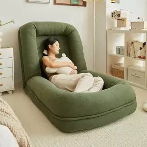 감성 빈백 접이식 안락의자 좌식침대 리클라이너 빈백소파 40CMx90CM 소파 다