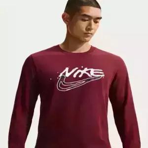 나이키 맨투맨 nike 드라이 핏 긴소매 탑 M - 다크 팀 레드  HV4172-619