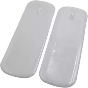 uxcell 2pcs 회색 고무 자동차 앞 범퍼 프로텍터 코너 가드 스크래치 스티커