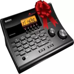 유니덴 BC365CRS 500 채널 스캐너 및 알람 시계 스누즈 FM 라디오 기상 경보 항공 철도 해양 비디지털