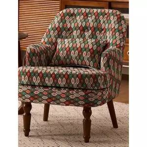 빈티지 소파 1인용 포인트 인테리어 엔틱 꽃무늬 1인 휴식