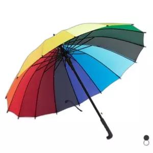 [하프클럽/]우산 튼튼한 방풍 자동 장우산 대형 레인보우